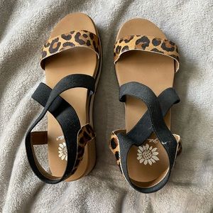 Yellow Box sandals